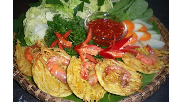 西湖虾饼。