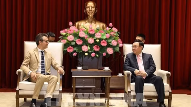 会见场景。（图片来源：越通社）