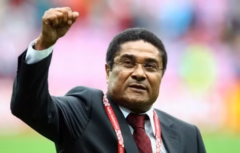 “神射手”葡萄牙足球明星尤西比奥。