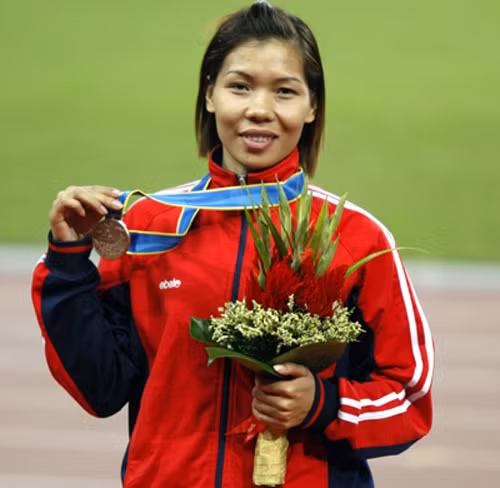 越南田径女运动员武氏香。