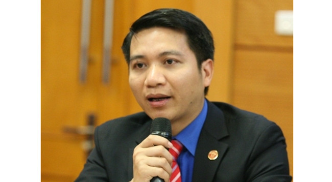 胡志明共青团中央书记处书记阮玉良。