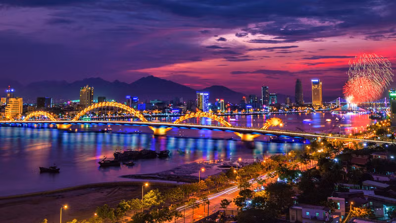 附图：越南岘港市。