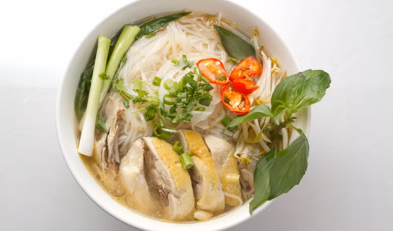 越南鸡肉河粉。