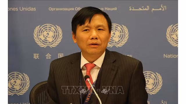越南驻联合国代表团团长邓廷贵大使。（图片来源：越通社）