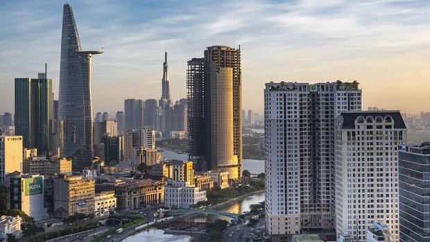胡志明市一角。
