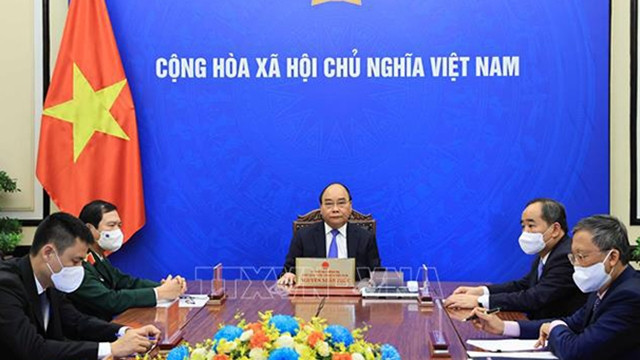 越南国家主席阮春福。（图片来源：越通社）
