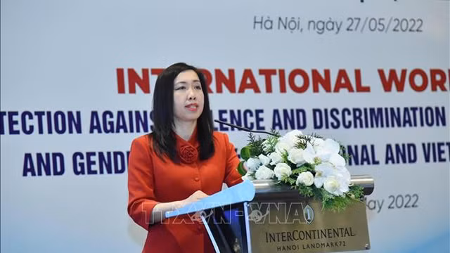 越南外交部部长助理、外交部发言人黎氏秋姮在致开幕辞。