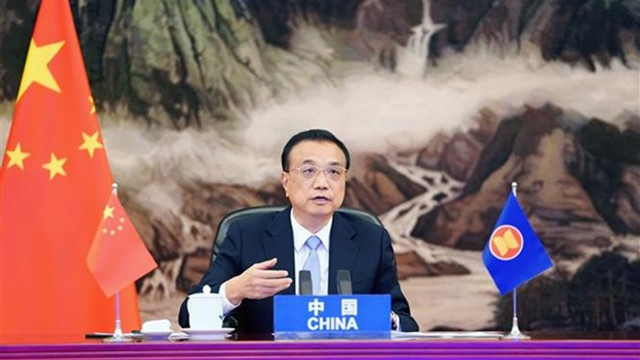中国国务院总理李克强。