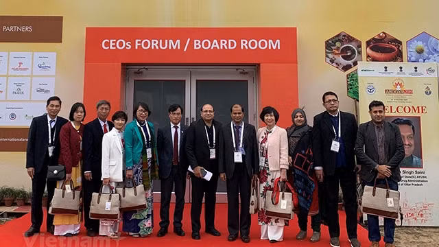 越南代表团。（图片来源：越通社）