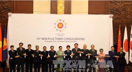 第十九次东盟—中日韩经贸部长会议。（图片来源：越通社）
