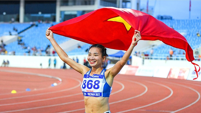 阮氏莺给越南军团拿下了第65枚金牌。
