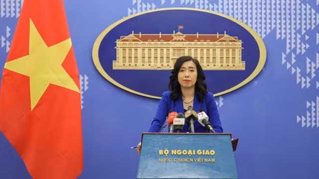 越南外交部发言人黎氏秋姮。（图片来源：越通社）