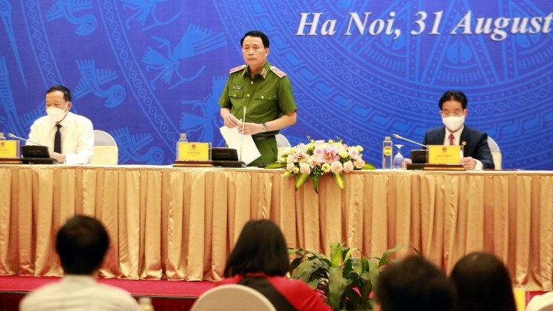 记者会现场。（图片来源：人民报网）