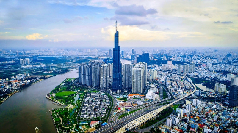 胡志明市一角。