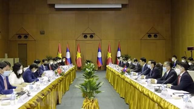 会议场景。（图片来源：越通社）