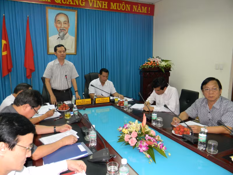 黄峰峥总监察长发表讲话。 (Photo: 得乐报网)