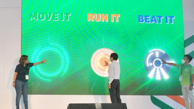 2022 年岘港国际马拉松赛开幕式。