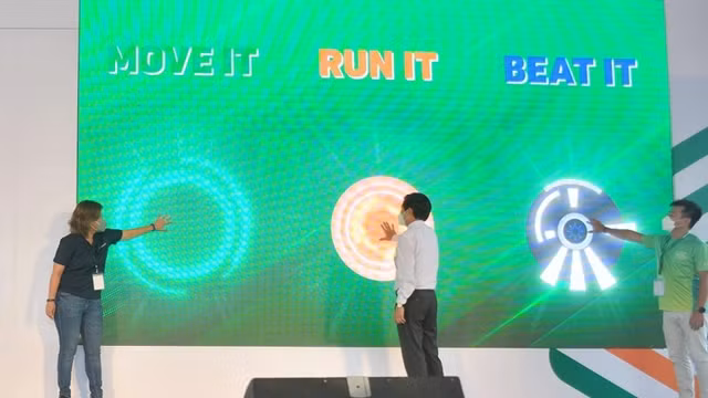 2022 年岘港国际马拉松赛开幕式。