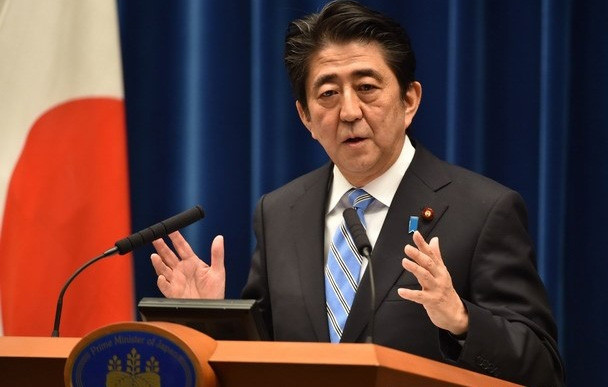 日本首相安倍晋三。