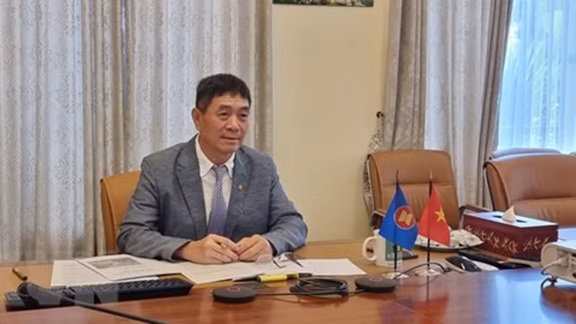 附图：越南驻东盟代表团团长阮海鹏。（图片来源：越通社）