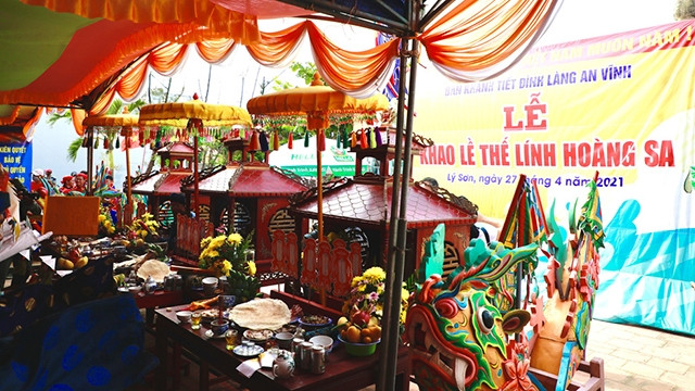 2021年黄沙兵替身祭礼在广义省李山岛县举行。