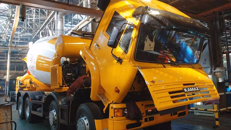 附图：俄罗斯汽车品牌卡玛斯。