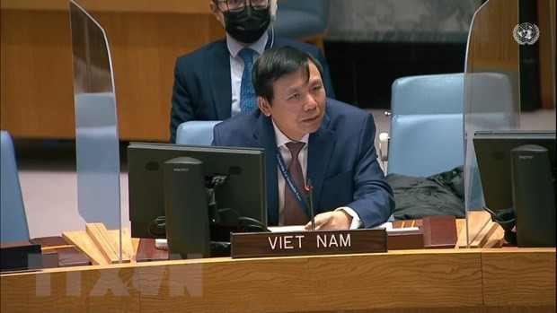 越南常驻联合国代表团团长邓廷贵大使。（图片来源：越通社）
