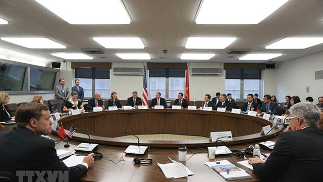 对话会场景。（图片来源：越通社）