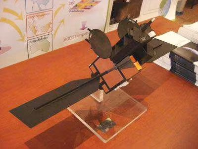 VNREDSat-1A小型卫星的模型。