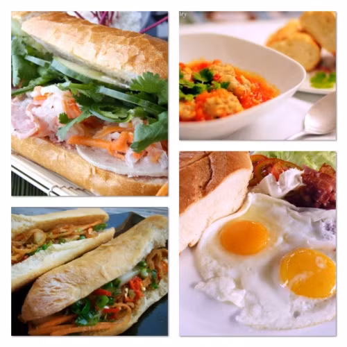 越式夹肉面包 ——越南人最爱吃的街头小食品