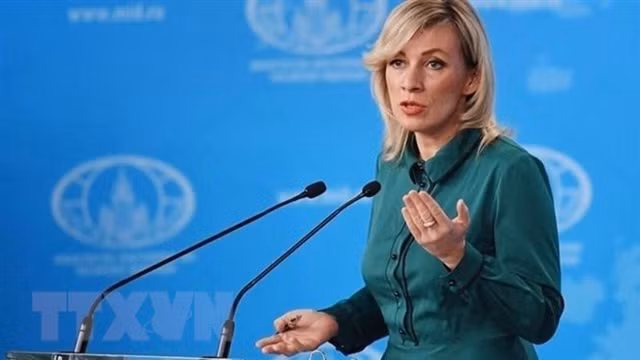 俄罗斯外交部发言人玛丽亚·扎哈罗娃。