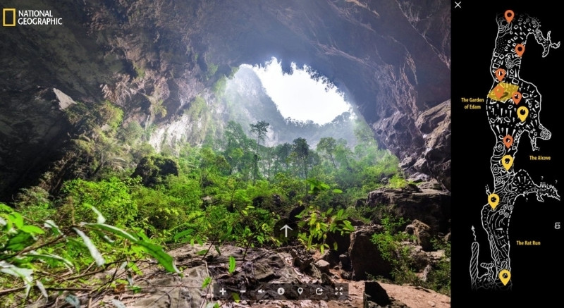 越南山洞洞穴。（图片来源：《国家地理》）
