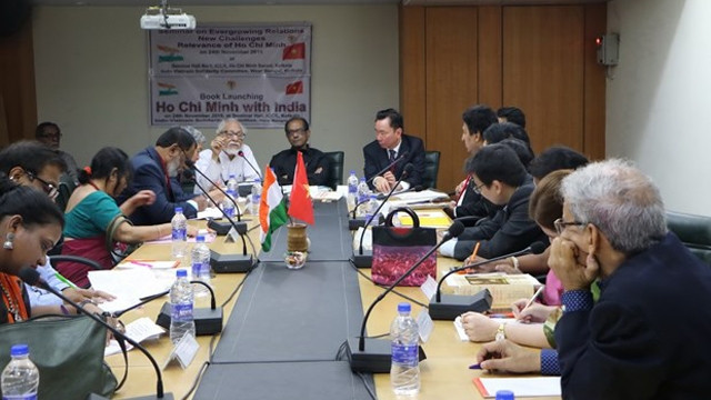 关于越南印度关系与胡志明主席烙印的研讨会。