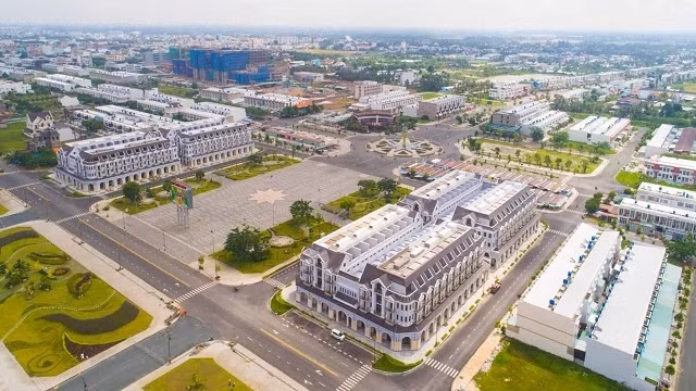 坚江省迪石都市区一角。