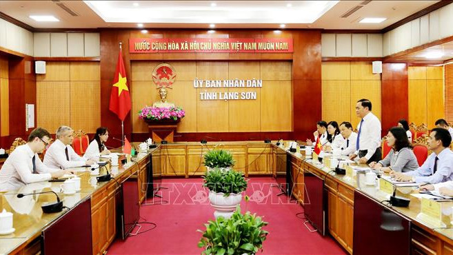 会见场景。（图片来源：越通社）