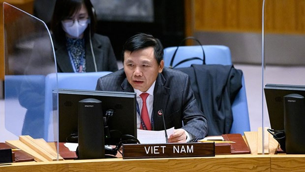 越南常驻联合国代表团团长邓廷贵大使。（图片来源：越通社）