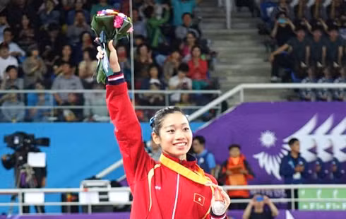 越南体操选手潘氏河清。（图片来源：《越南每日快讯》）