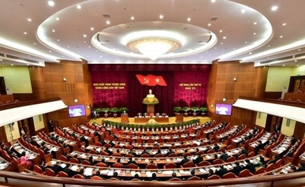 越共十二届四中全会第四天新闻公报