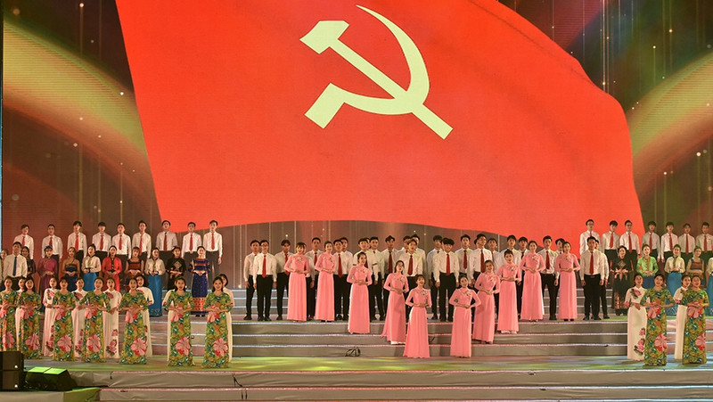 表演节目之一。（图片来源：陈海 唯灵 摄）