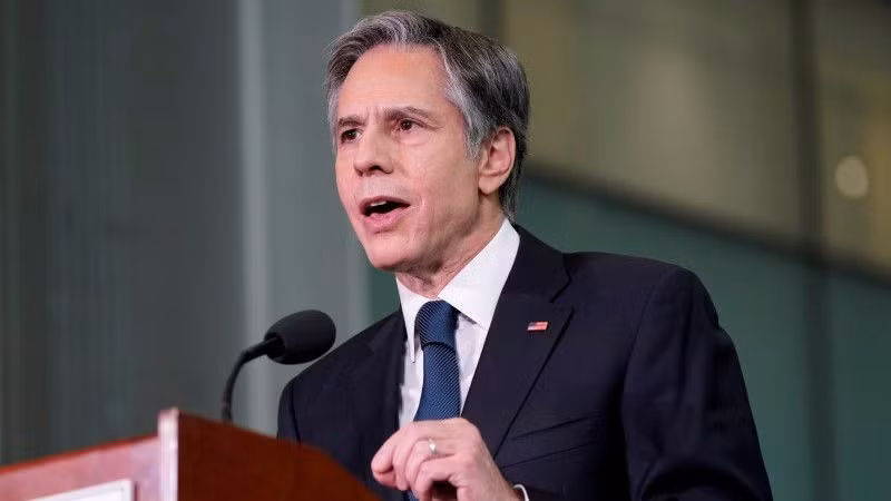 美国国务卿安东尼·布林肯。（图片来源：reuters ）