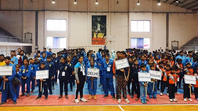 图片：印度越武道运动员参加2020年第十届印度越武道锦标赛。