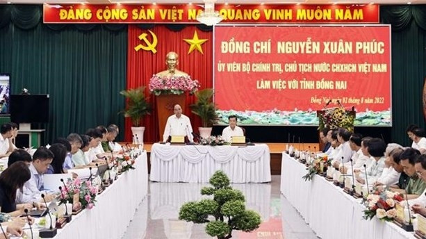 会谈场景。（图片来源：越通社）