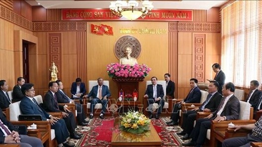 会见场景。（图片来源：越通社）