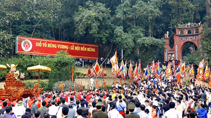 雄王忌日与雄王庙会。