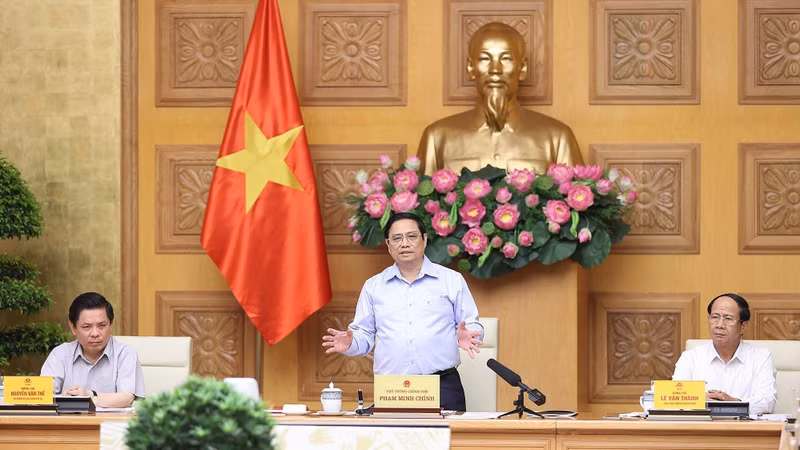 范明正总理发表讲话。（图片来源：越通社）