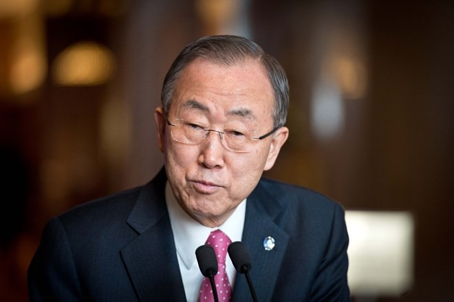 联合国秘书长潘基文。