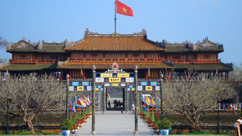 顺化古都遗迹。