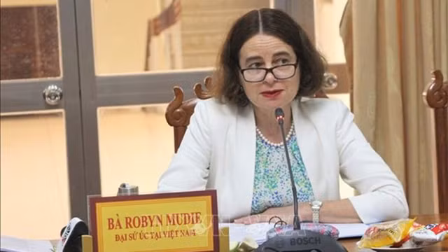 澳大利亚驻越南大使罗宾·穆迪。（图片来源：越通社）