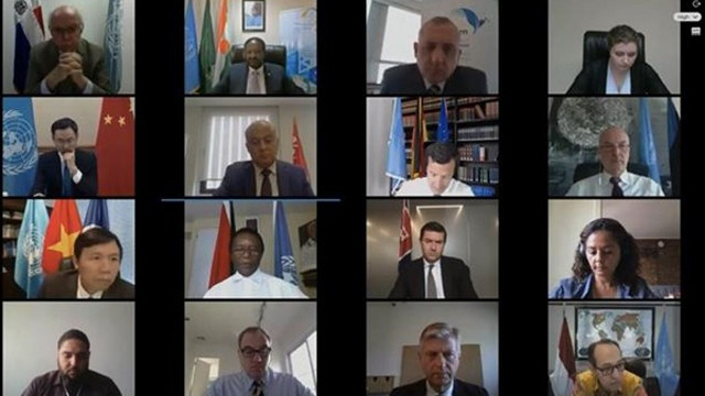 联合国安理会9月14日以视频方式就维和行动改革召开会议。