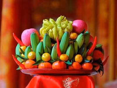 越南北方的五果盘。